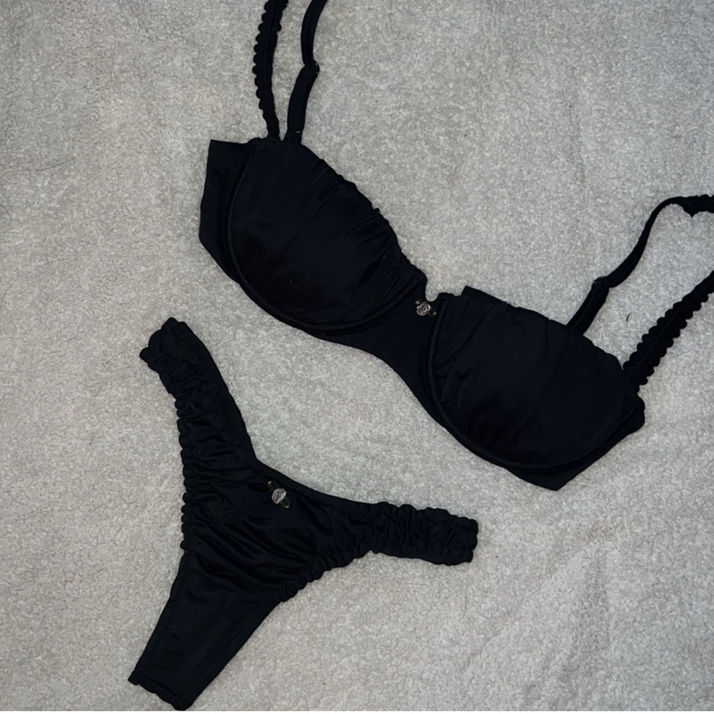 437 | Delphine Bikini SET | Black | Medium